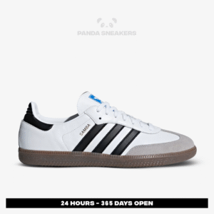 adidas samba og white black stripes white brown authentic
