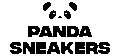 250210 logo panda sneakers black