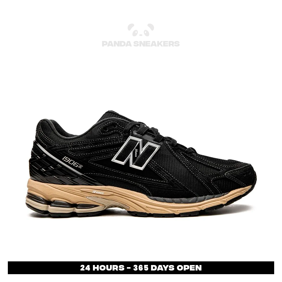 sepatu new balance nb 1906r black cream white sneakers authentic sepatu new balance nb 1906r black cream white sneakers authentic