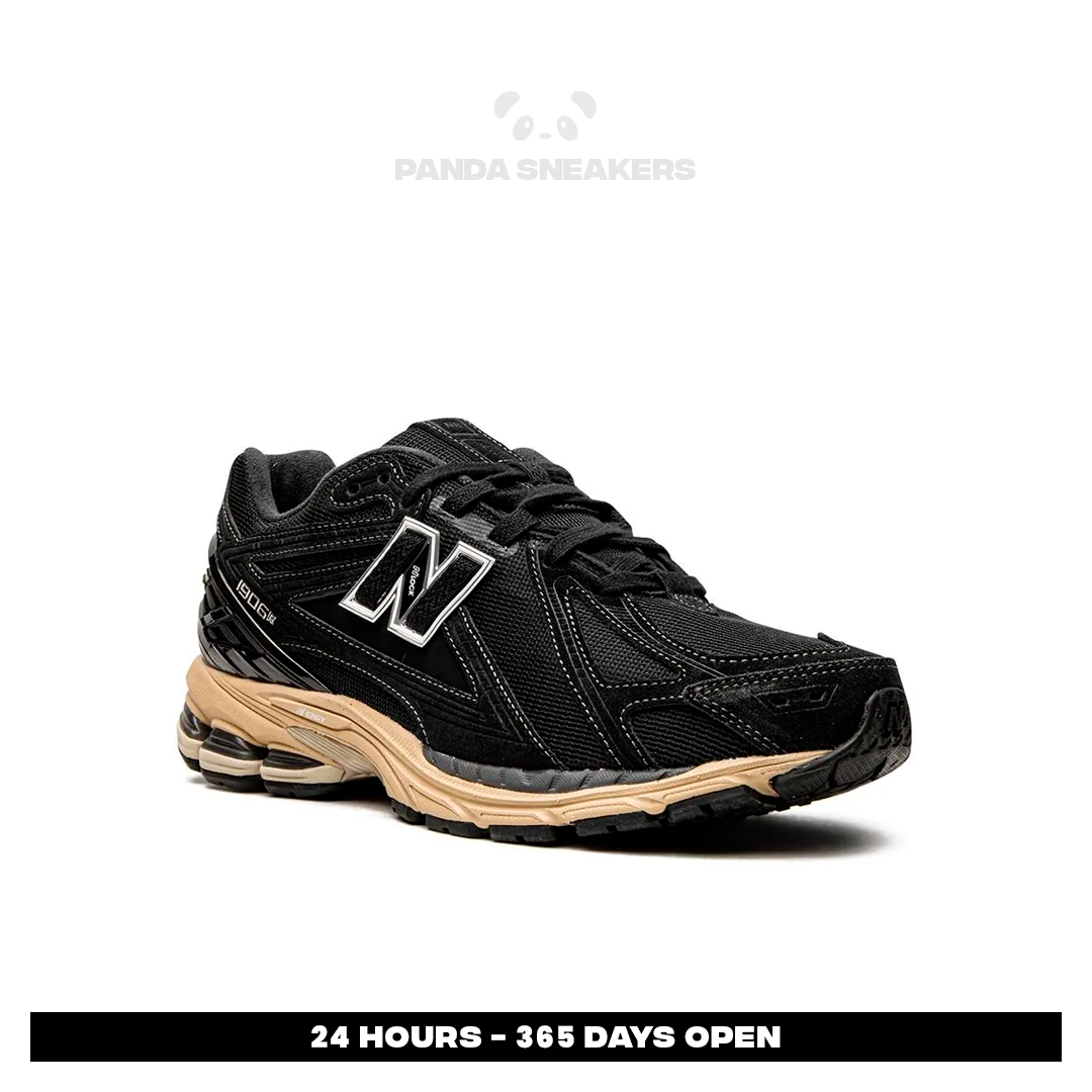 sepatu new balance nb 1906r black cream white sneakers authentic sepatu new balance nb 1906r black cream white sneakers authentic