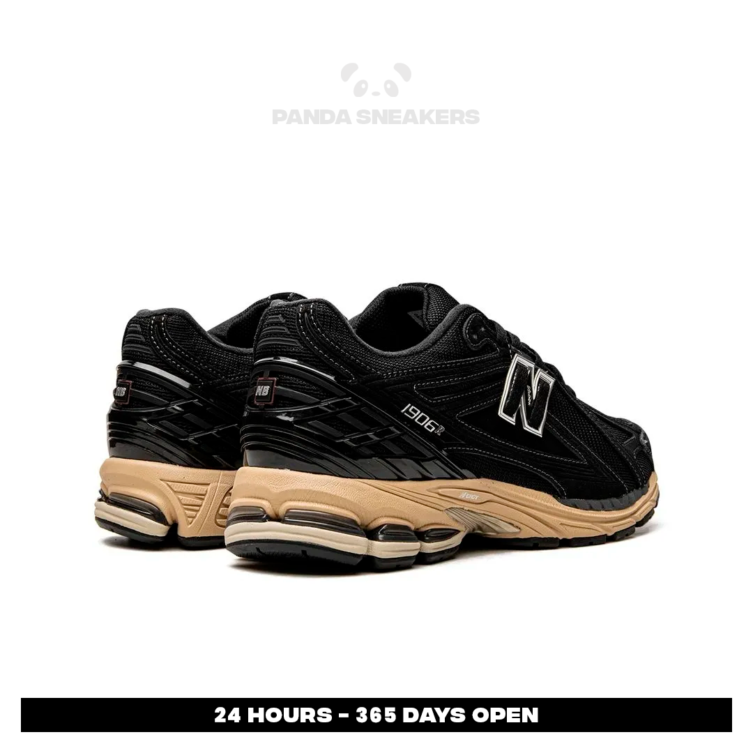 sepatu new balance nb 1906r black cream white sneakers authentic sepatu new balance nb 1906r black cream white sneakers authentic
