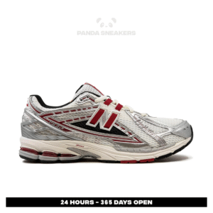 sepatu new balance nb 1906r silver classic crimson red sneakers authentic