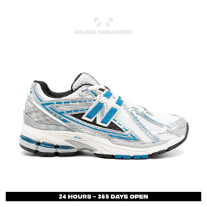 sepatu new balance nb 1906r silver metallic blue sneakers authentic