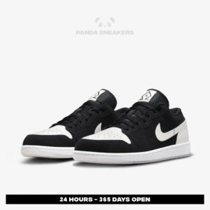 nike air jordan 1 low se diamond shorts blackwhite authentic