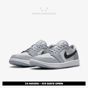 nike air jordan 1 retro low golf wolf grey black panthom phantom white authentic