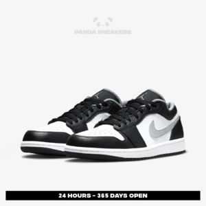 nike air jordan 1 low black medium grey shadow grey 3.0 black white grey authentic