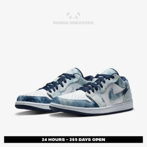 nike air jordan 1 low washed denim authentic