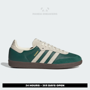 sepatu samba og collegiate green cream white gum sneakers authentic
