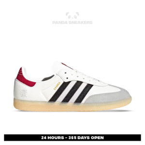 sepatu adidas samba og year of the snake white blue sneakers authentic