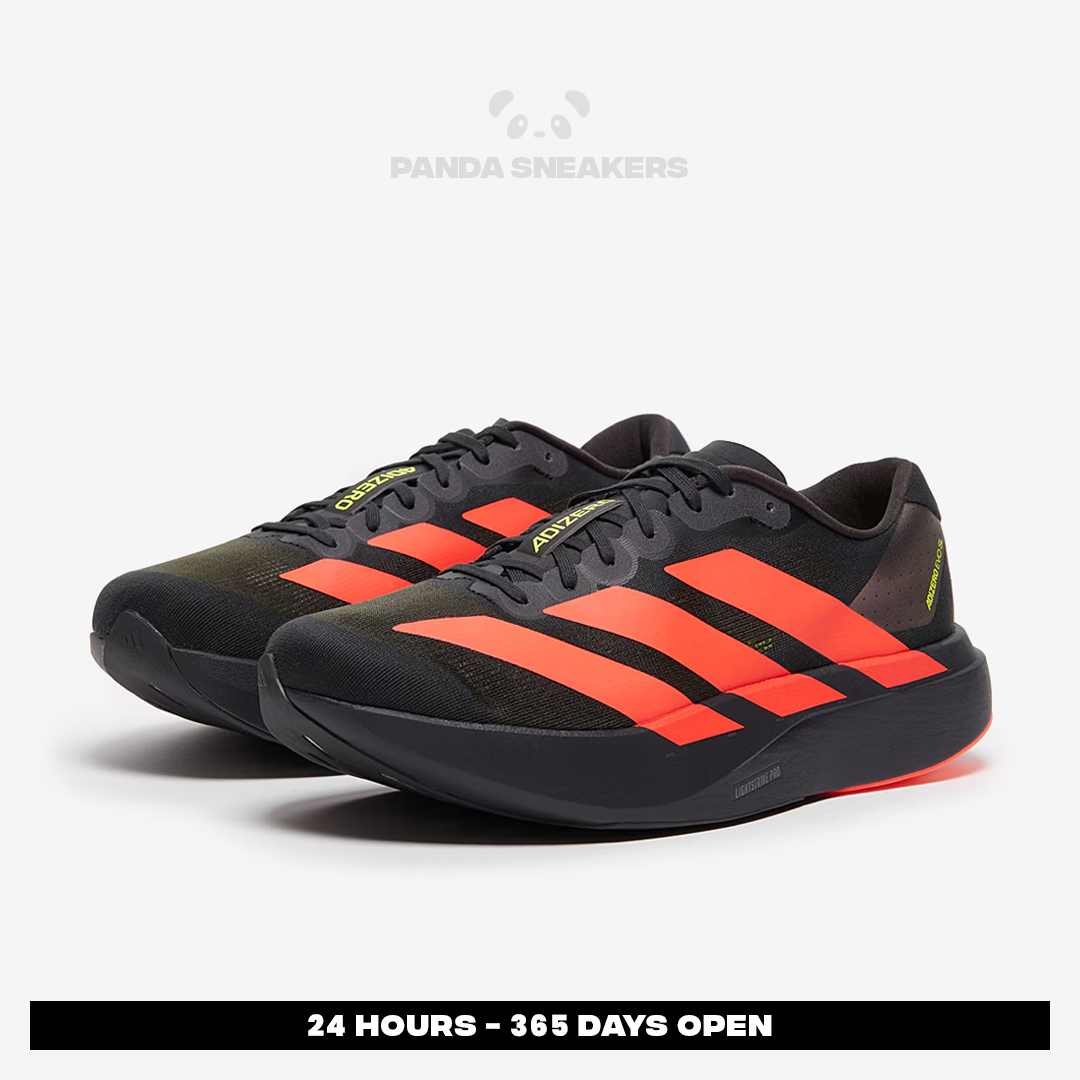 sepatu adizero evo sl black lucid red sneakers authentic sepatu adizero evo sl black lucid red sneakers authentic