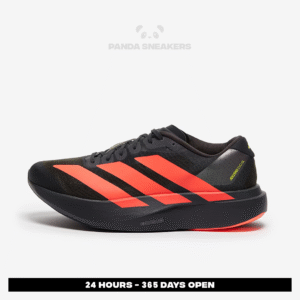 sepatu adizero evo sl black lucid red sneakers authentic