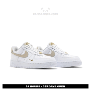 nike air force 1 low 07 essentials white beige gold authentic