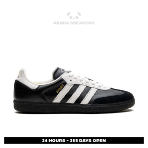 sepatu adidas samba og black 75th anniversary black white sneakers authentic