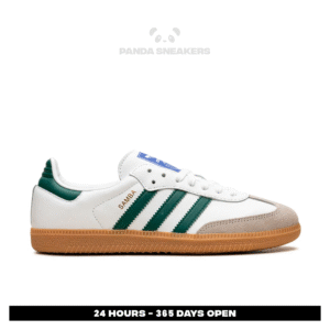 sepatu adidas samba og cloud white collegiate green gum sneakers authentic