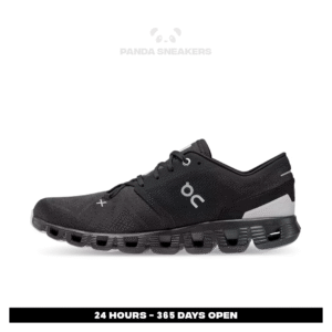 sepatu on running on cloud x3 black allblack sneakers authentic