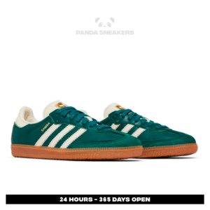sepatu adidas samba og collegiate green cream sneakers authentic