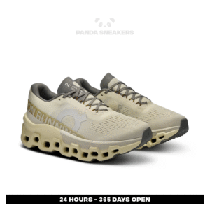 sepatu on running on cloudmonster 2 cream ice sneakers authentic
