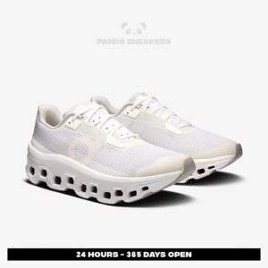 sepatu on running on cloudmonster void all white sneakers authentic