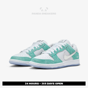 nike sb dunk low april skateboards turbo green authentic