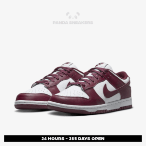 nike dunk low team red bordeaux dark beetroot authentic
