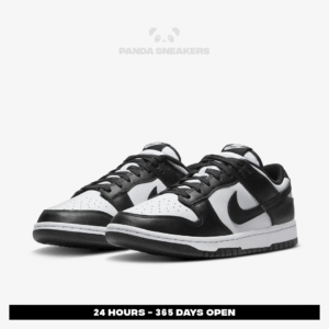 nike dunk retro low panda black white authentic