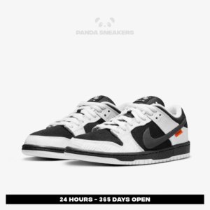 nike sb dunk low pro x tightbooth black and white authentic