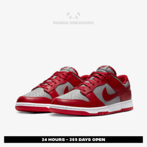 nike dunk low retro unlv varsity red 2021 red grey authentic