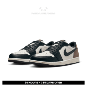 sepatu nike air jordan 1 low og dark mocha brown sneakers authentic
