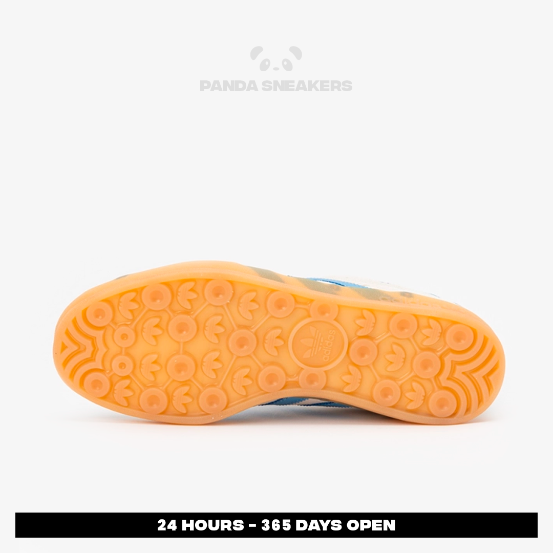 sepatu adidas gazelle indoor floral beige light blue gum sneakers authentic sepatu adidas gazelle indoor floral beige light blue gum sneakers authentic