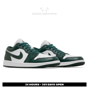 sepatu nike air jordan 1 low galactic jade green white authentic sneakers