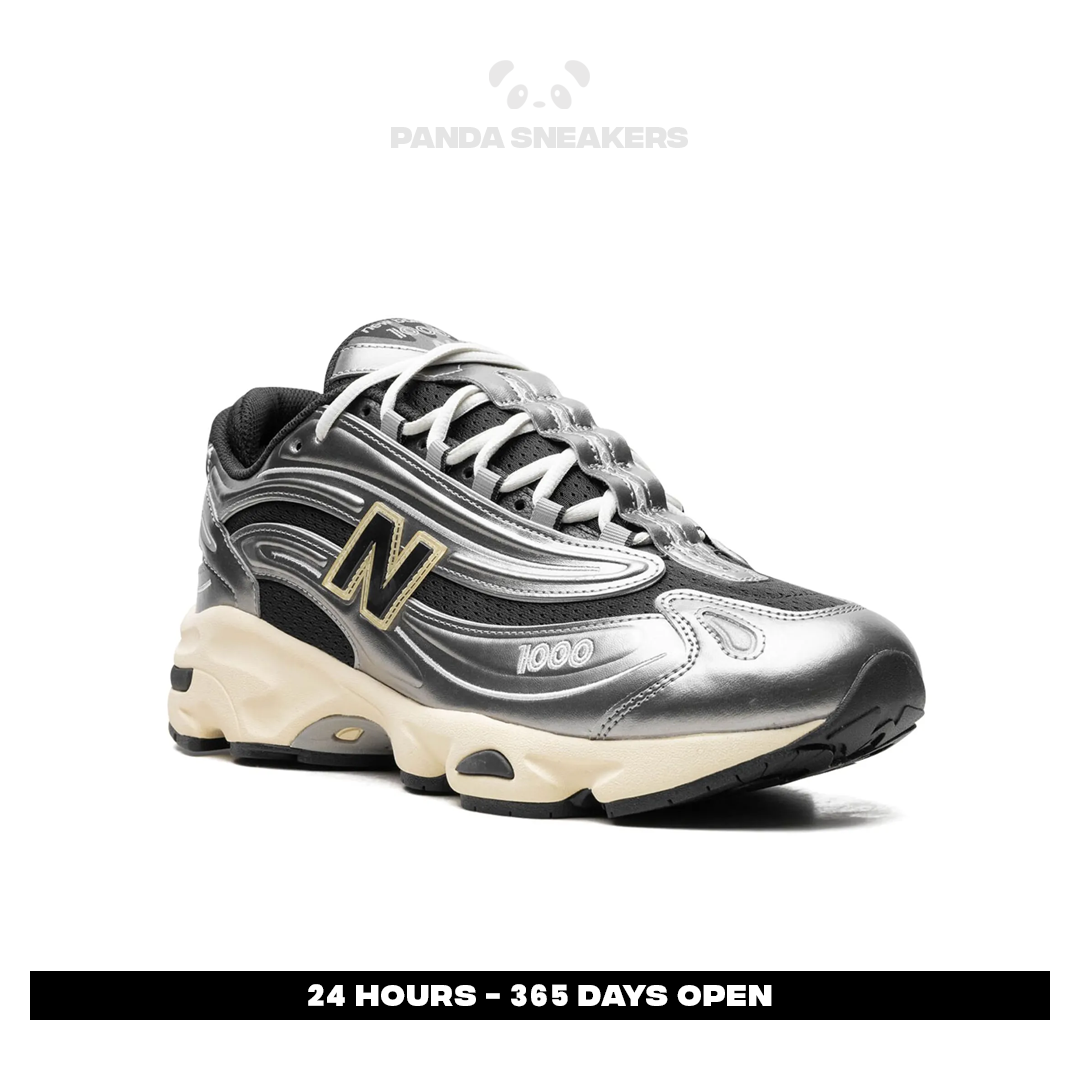 sepatu new balance 1000 silver metallic sneakers authentic sepatu new balance 1000 silver metallic sneakers authentic