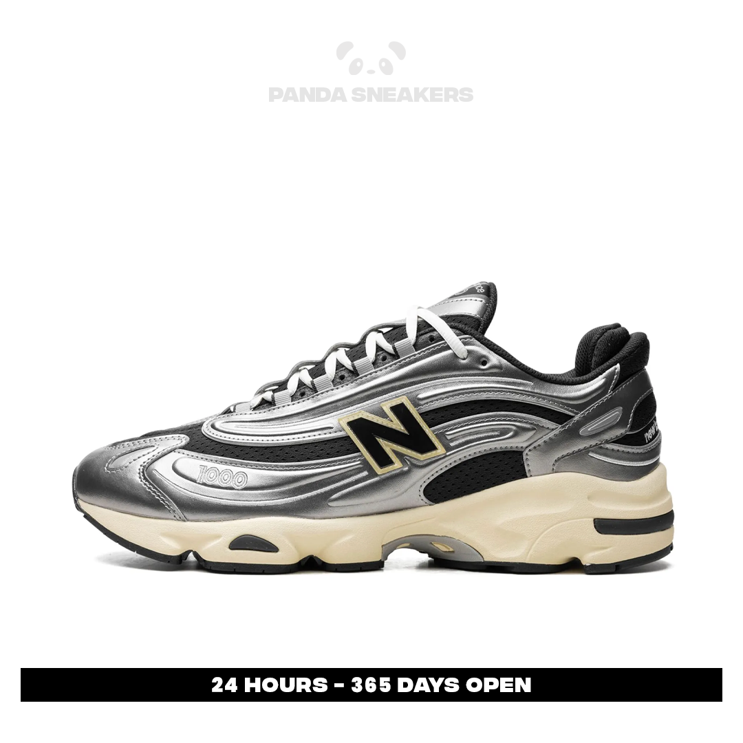 sepatu new balance 1000 silver metallic sneakers authentic sepatu new balance 1000 silver metallic sneakers authentic