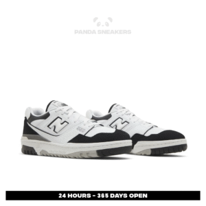 sepatu nb 550 white black rain cloud sneakers casual authentic