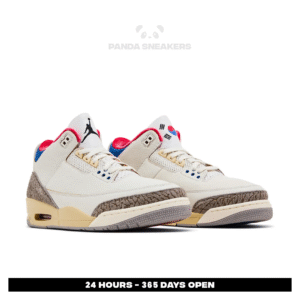 sepatu nike air jordan 3 retro seoul 2.0 white cream beige sneakers authentic