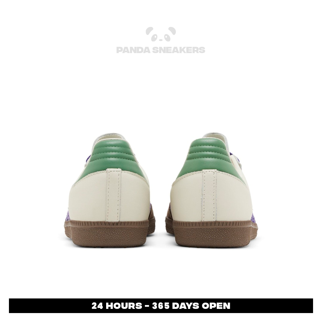 sepatu adidas samba og white collegiate purple green brown sneakers authentic sepatu adidas samba og white collegiate purple green brown sneakers authentic