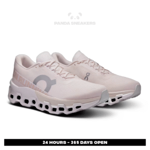 sepatu on cloudmonster 2 sand frost beige white sneakers authentic