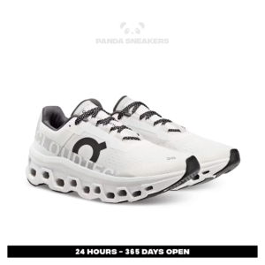 sepatu sneakers on running cloudmonster undyed white on cloudmonster