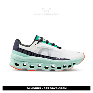 sepatu on running on cloudmonster white green creek tosca sneakers authentic
