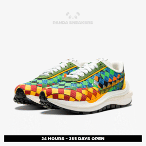 nike sacai vaporwaffle green gusto multi jean paul gaultier authentic