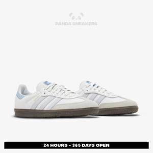 adidas samba og core white blue gum white halo blue authentic