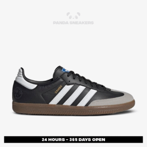 adidas samba vegan black white gum authentic