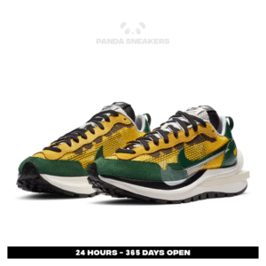 sepatu nike sacai vaporwaffle tour yellow green sneakers authentic