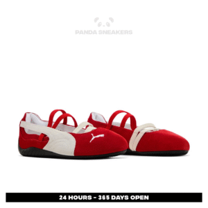 sepatu speedcat ballet for all time red white sneakers authentic