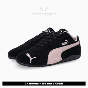 sepatu puma speedcat og black pink suede sneakers authentic
