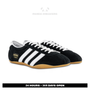 sepatu tokyo women black white gum sneakers authentic