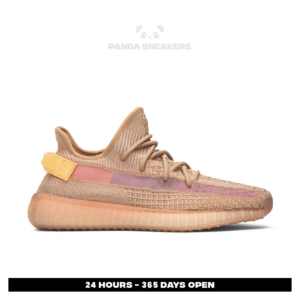 sepatu adidas yeezy 350 boost v2 clay orange sneakers authentic