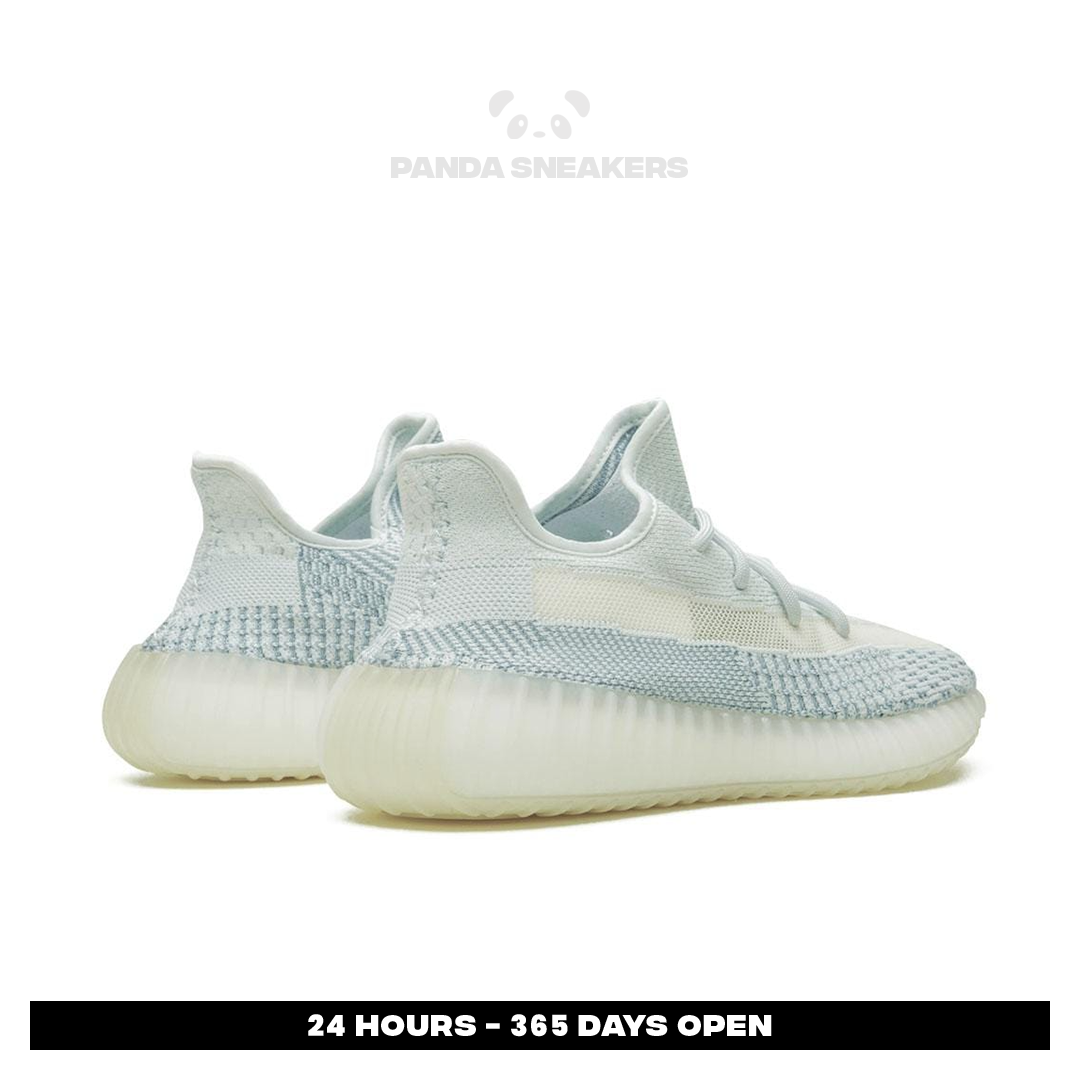 sepatu adidas yeezy 350 boost v2 cloud white blue sneakers authentic sepatu adidas yeezy 350 boost v2 cloud white blue sneakers authentic