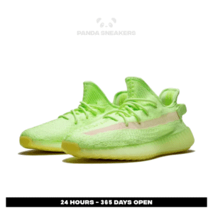 sepatu adidas yeezy 350 boost v2 glow in the dark gid sneakers authentic