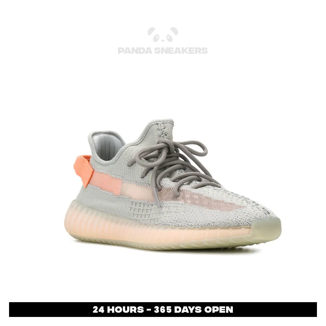 sepatu adidas yeezy 350 boost v2 true form grey orange sneakers authentic sepatu adidas yeezy 350 boost v2 true form grey orange sneakers authentic