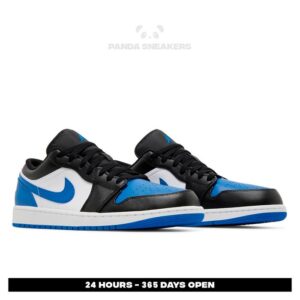 sepatu nike air jordan 1 low alternate royal toe royal blue authentic